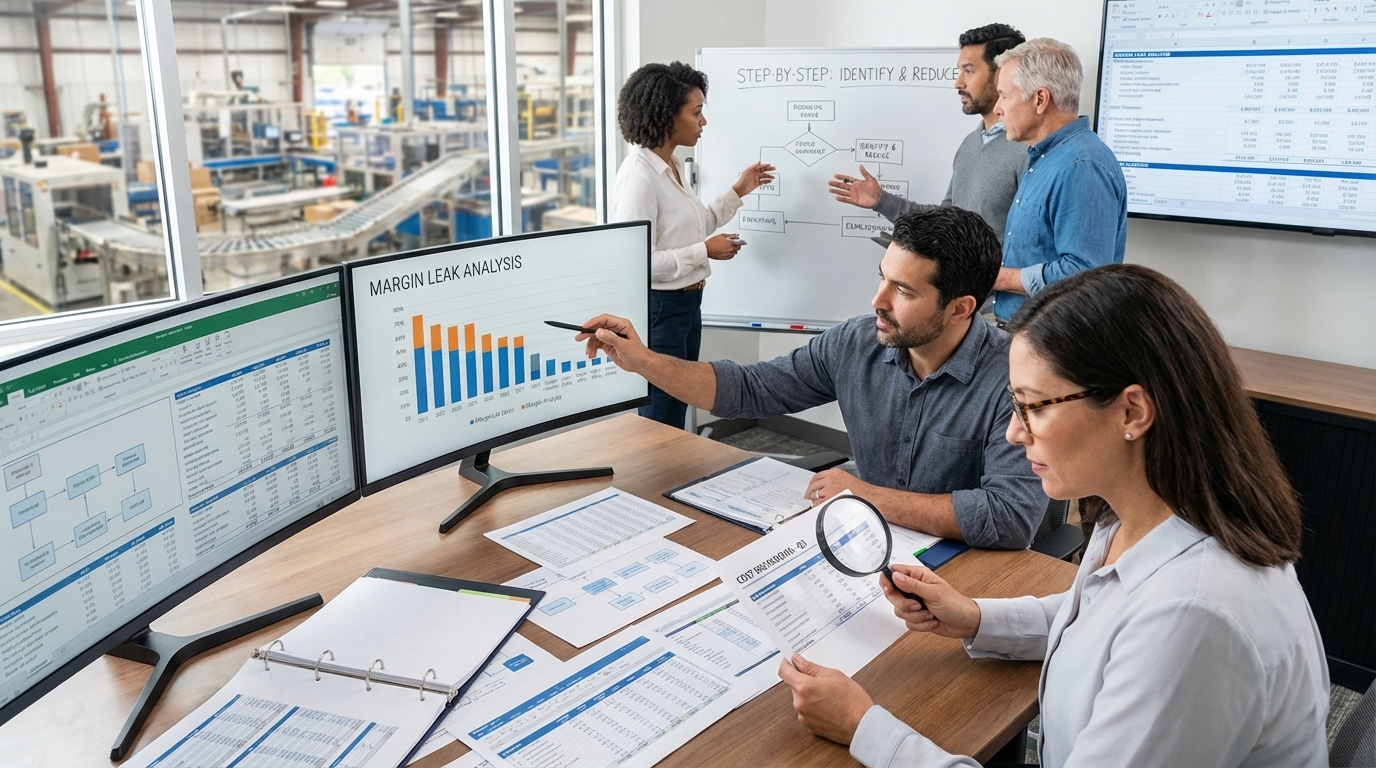 découvrez une méthode détaillée pour réduire vos coûts de production en identifiant pas à pas les sources de pertes de marge et optimiser votre rentabilité.